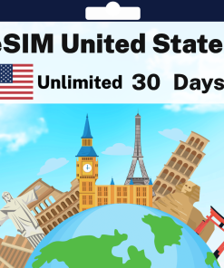 eSIM United States - Unlimited - 30 days