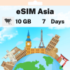 eSIM Asia - 10 GB - 7 days