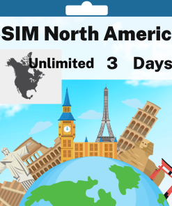 eSIM North America - Unlimited - 3 days