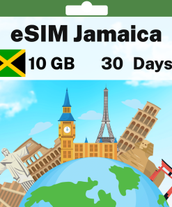 eSIM Jamaica - 10 GB - 30 days