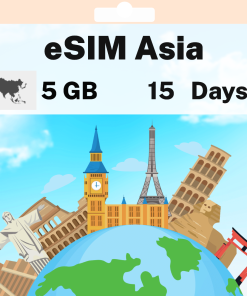 eSIM Asia - 5 GB - 15 days