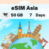 eSIM Asia - 50 GB - 7 days