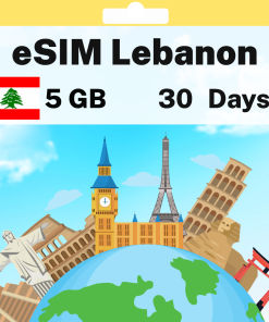 eSIM Lebanon - 5 GB - 30 days