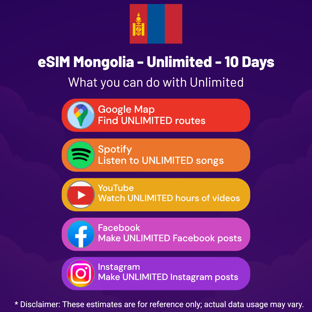 dad042f5-30b3-4bd5-b300-a30a6d41be8f.png eSIM Mongolia - Unlimited - 10 days