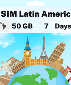 eSIM Latin America - 50 GB - 7 days