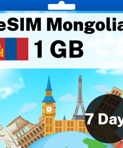 eSIM Mongolia - 1 GB - 7 days