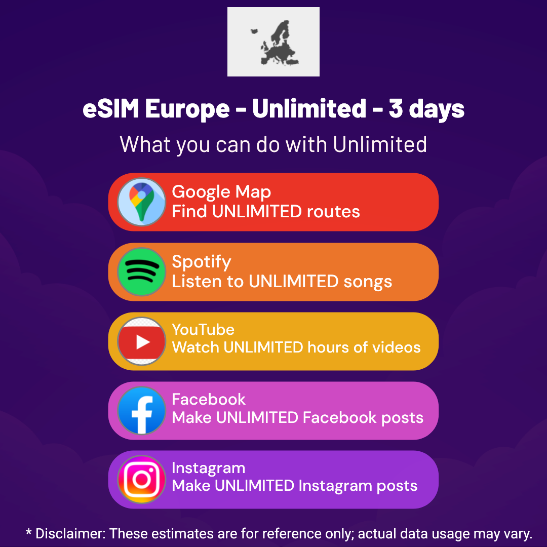f31310bd-02b9-49c1-9751-bed86d823e21-1.png eSIM Europe - Unlimited - 3 days