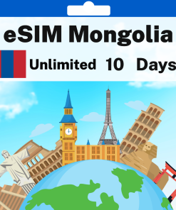 eSIM Mongolia - Unlimited - 10 days