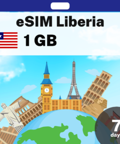 eSIM Liberia - 1 GB - 7 days